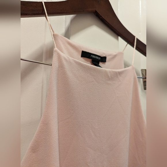Blush String Tank Blouse - Picture 2 of 6